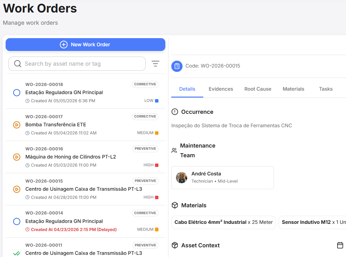 YUFRA operational screen